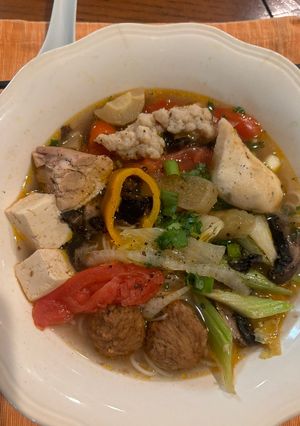 Hình của món Lẩu Thái.