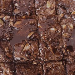 A picture of Oats Diet Chocolate Brownie(weightloss dessert).