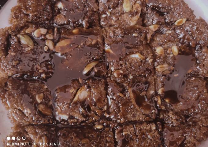 Oats Diet Chocolate Brownie(weightloss dessert)