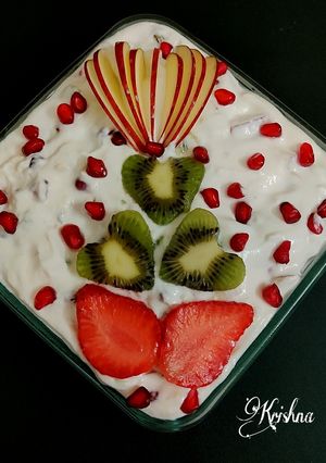 A picture of Fruit cream 🍧.