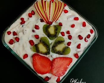 The New Way Prepare Recipe Fruit cream  Delicious Simple