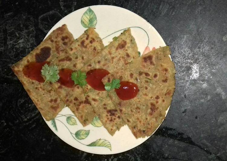 Step-by-Step Guide to Make Quick Aloo pyazz ka paratha (Different)