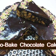 A picture of No-Bake Chocolate Cake.