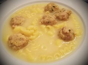 Foto principal de Sopa de galets amb "pilotes"
