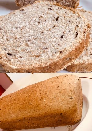 Una foto de Pan integral con semillas 🍞♥️