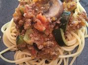A picture of beef bolognese