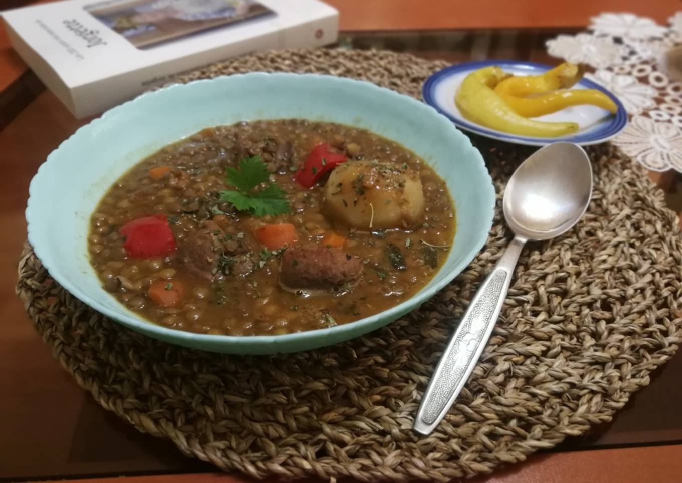 Lentejas con carne de cerdo