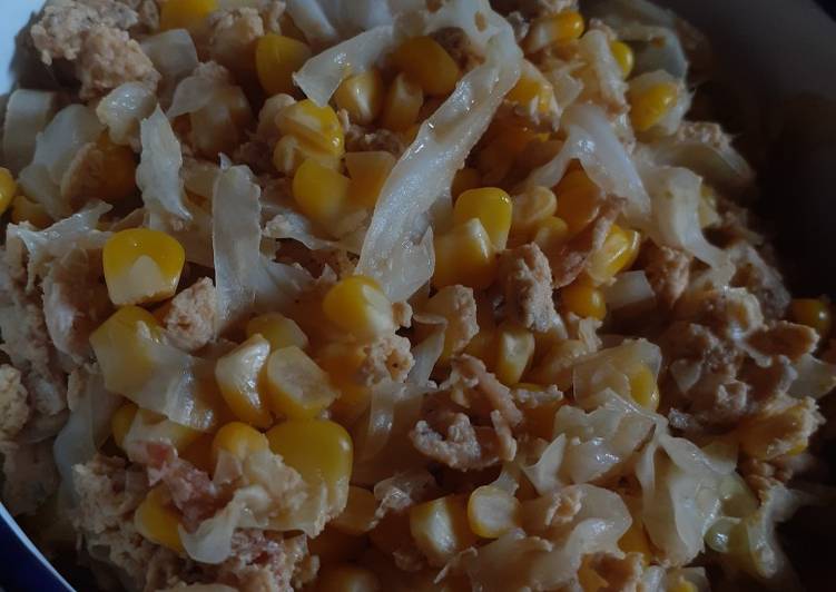 Bumbu TEJAKURI (Telur Jagung Kubis Teri) | Langkah Membuat TEJAKURI (Telur Jagung Kubis Teri) Yang Lezat