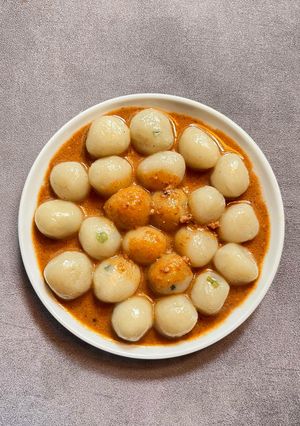 Foto resep Cilok Kuah Kacang