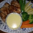 Steak ikan tuna saus keju