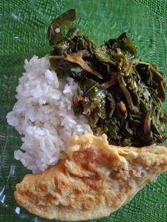 Foto resep Daun singkong masak santan