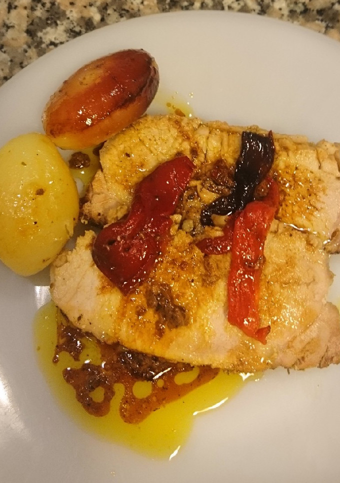 Una foto de Lomo de cerdo al Bourbon