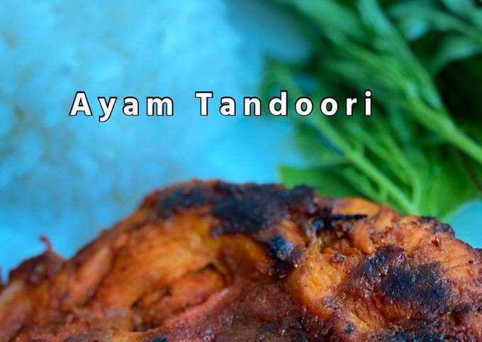 Ayam Bakar Tandoori (Eat Clean Healthy Lunch)