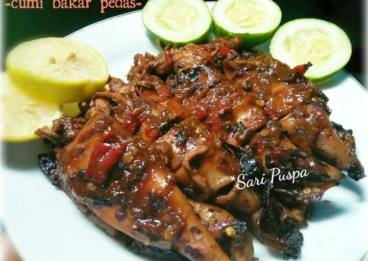 Cumi bakar pedas