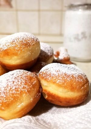 Kovászos szalagos fánk recept fotója