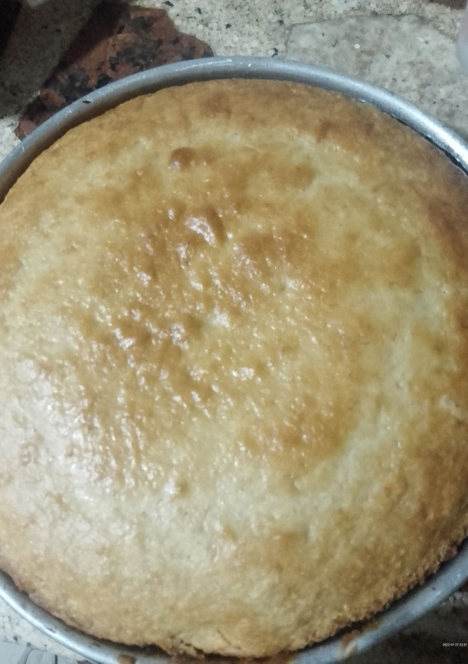 Una foto de Torta de banana y coco