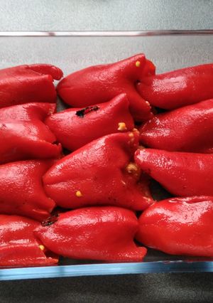 Foto principal de Pimientos de piquillo rellenos con nata