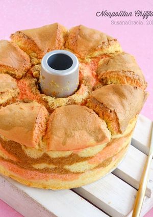 Foto resep Neapolitan Chiffon Cake