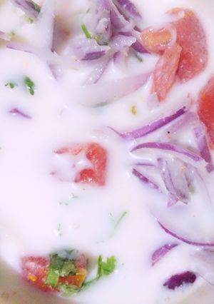 A picture of Salad Raita.