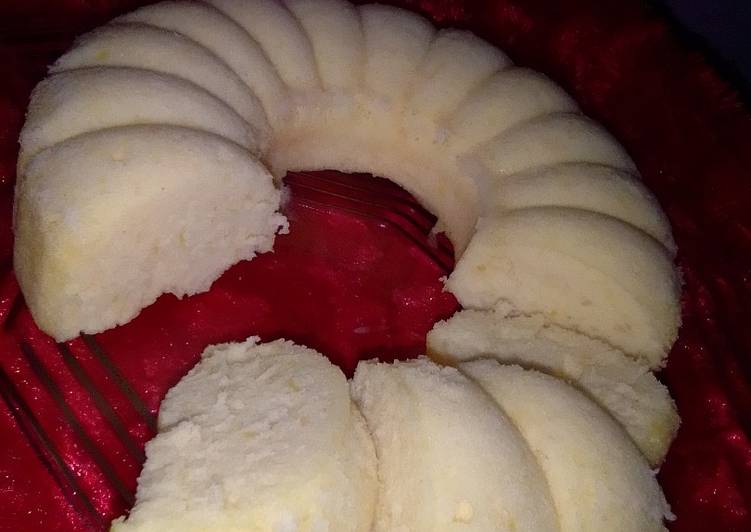 Resep Bolu keju kukus magic com 1 telur Anti Gagal
