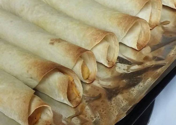 Simple Way to Prepare Ultimate Creamy Salsa Style Baked Taquitos