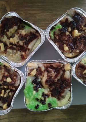 Foto resep Bread banana puding #BerburuCelemekEmas #resolusi2019 #1
