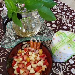 A picture of Fruit Salad 🍎🍓🍌.