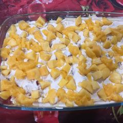 Mango creamy cake delight A picture of Mango creamy cake delight.