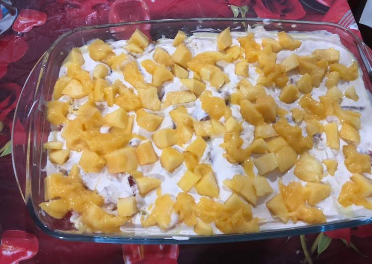 Mango creamy cake delight