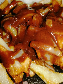 Una foto de Papas Fritas con salsa McDonald's