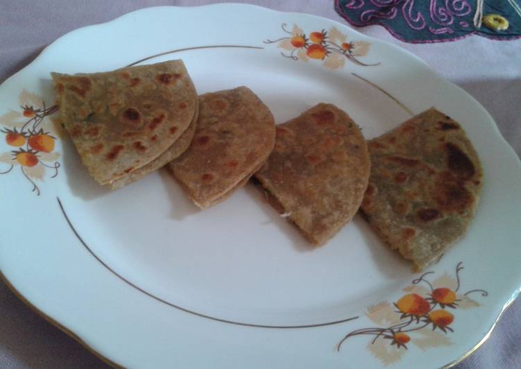 Recipe of Quick Oats and mooli roti