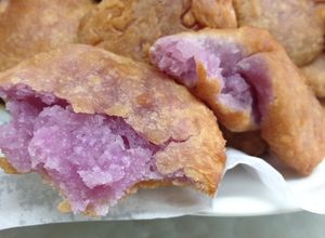 Hình của món Bánh khoai mỡ chiên.