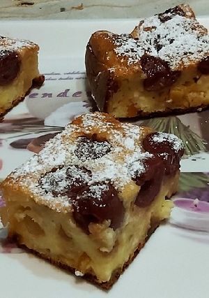 Gyors meggyes-túrós pite 🍒🥧 recept fotója