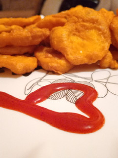 A picture of Bhajia # weekly jikoni challenge.