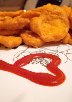 A picture of Bhajia # weekly jikoni challenge.