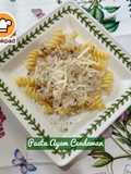 👩‍🍳Pasta Ayam Cendawan