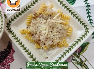 Gambar 👩‍🍳Pasta Ayam Cendawan