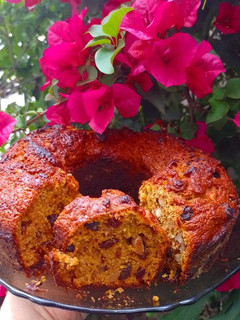 Una foto de Torta integral de zanahoria sin azúcar 🥕🥕