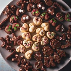 A picture of Handmade Festive Chocolates 🎄🎁.