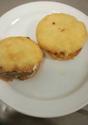 Foto principal de Arepas rellenas de verdura y de frijoles