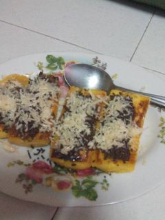 Foto resep Pisang bakar coklat keju susu