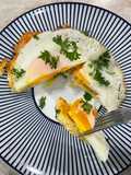 Rice Pancake (Topped with a Sunny Side Up Egg) 🍳
