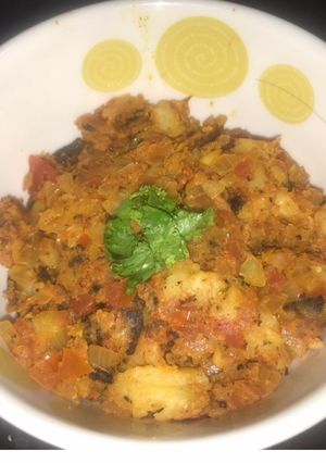 A picture of Tandoori aloo Masala.