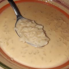 A picture of Cheesy ramen.