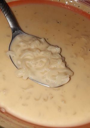 A picture of Cheesy ramen.