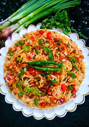 फ्राइड राइस वेज़ (fried rice veg recipe in hindi) रेसिपी मुख्य फोटो