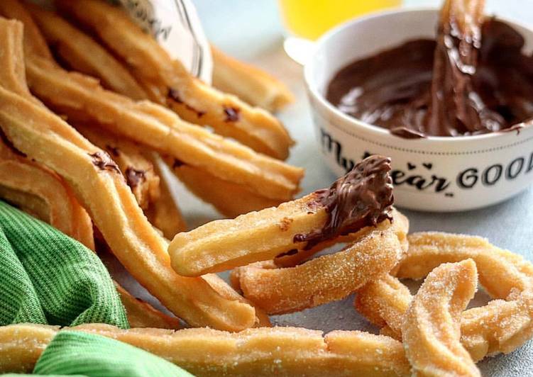 Resep Churros keju anti gagal super lembut ????, Bikin Ngiler