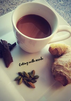 صورة لوصفة شاي كرك (أصوله من الهند)☕