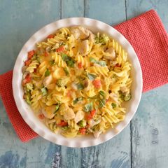 A picture of Chicken & Vegetable Pasta Bake.