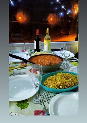 Una foto de Strogonoff de pollo